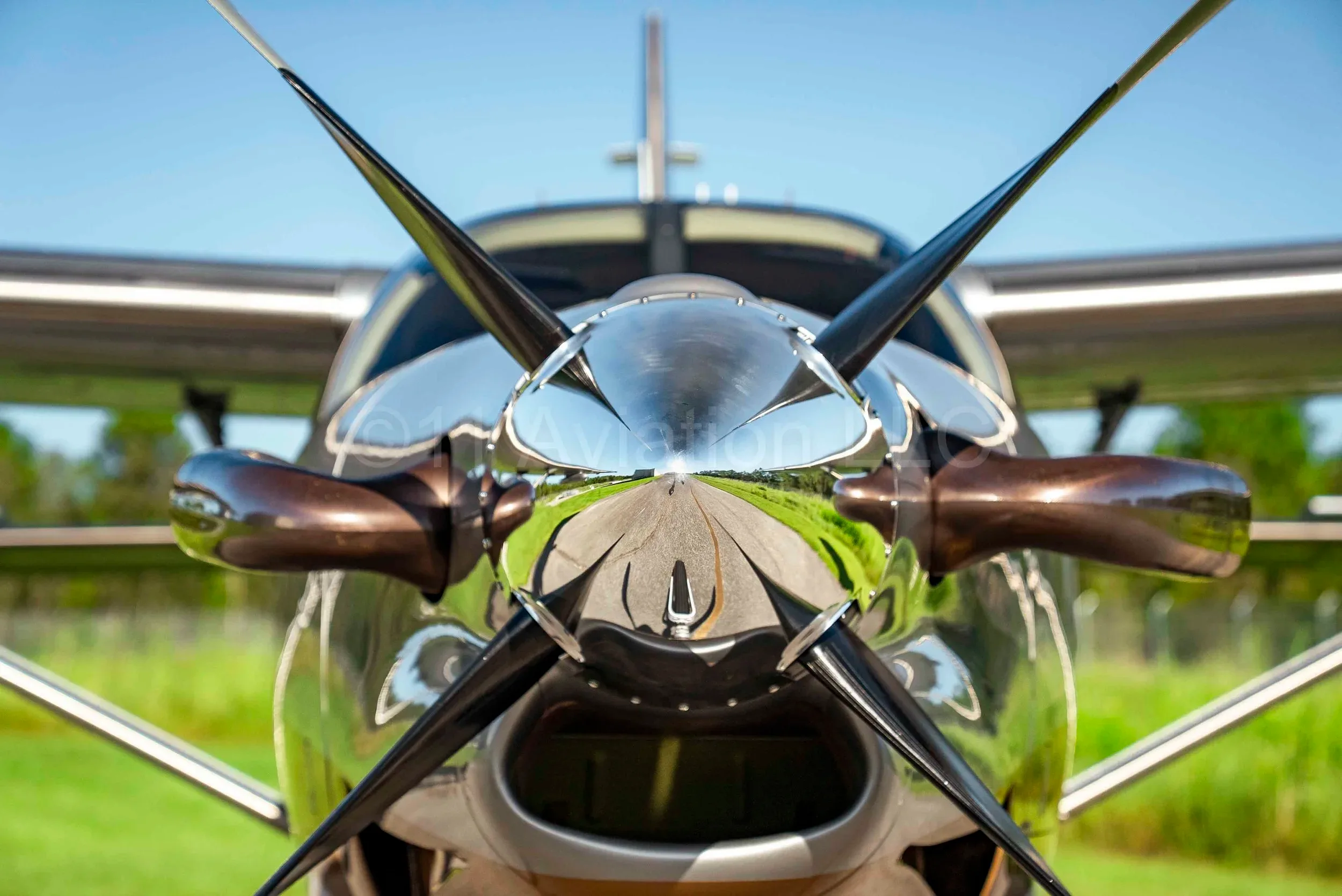 Engine detail of a 2016 Quest Kodiak 100 Series I (FAA: KODIAK 100).