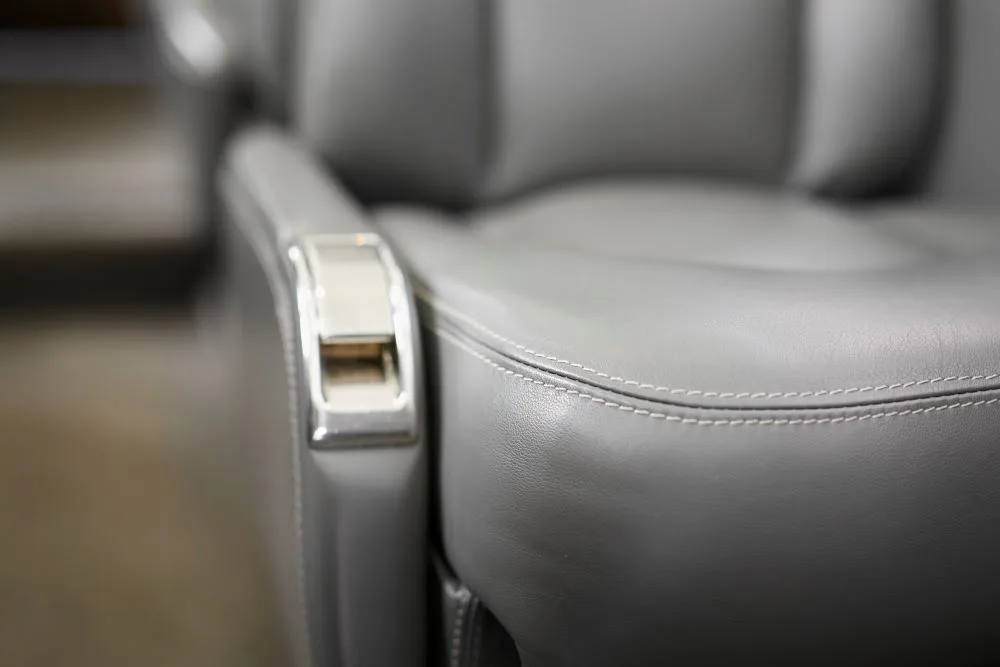 Cabin interior of a 2002 Beechcraft King Air 350.