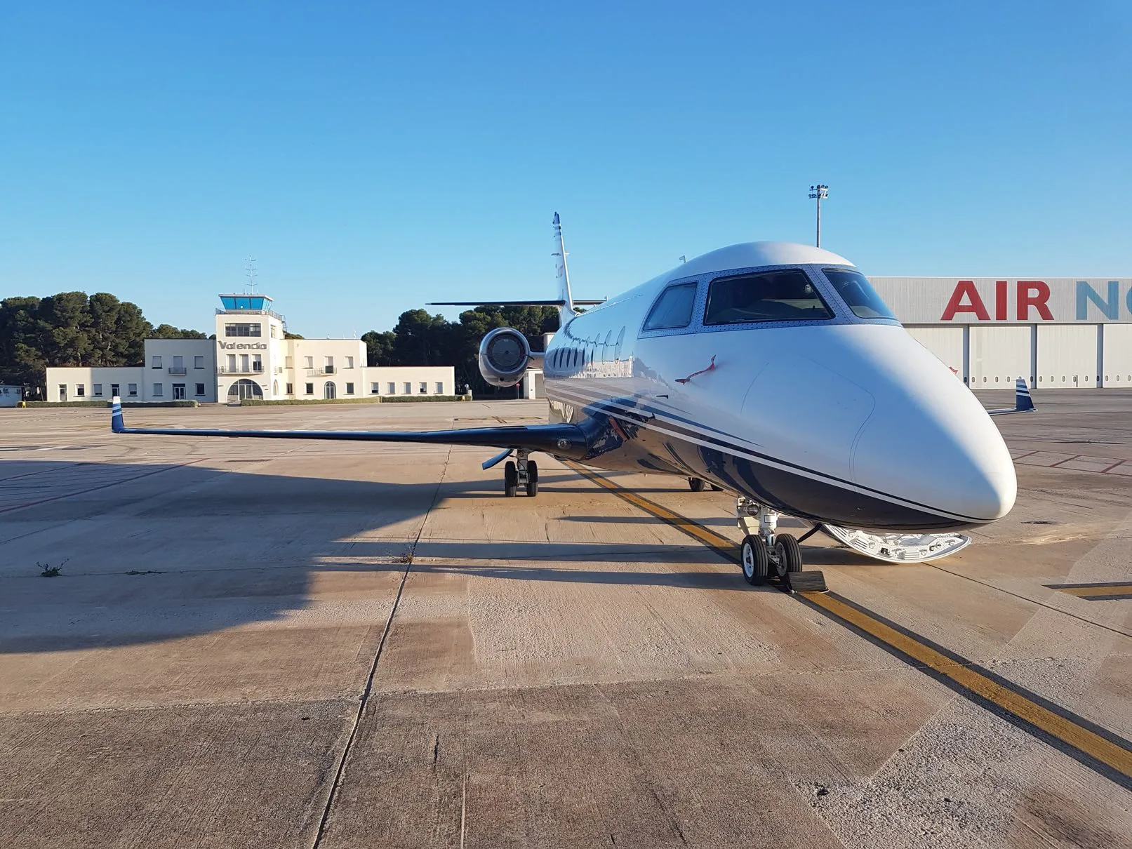 Exterior view of a 2006 Gulfstream G200.