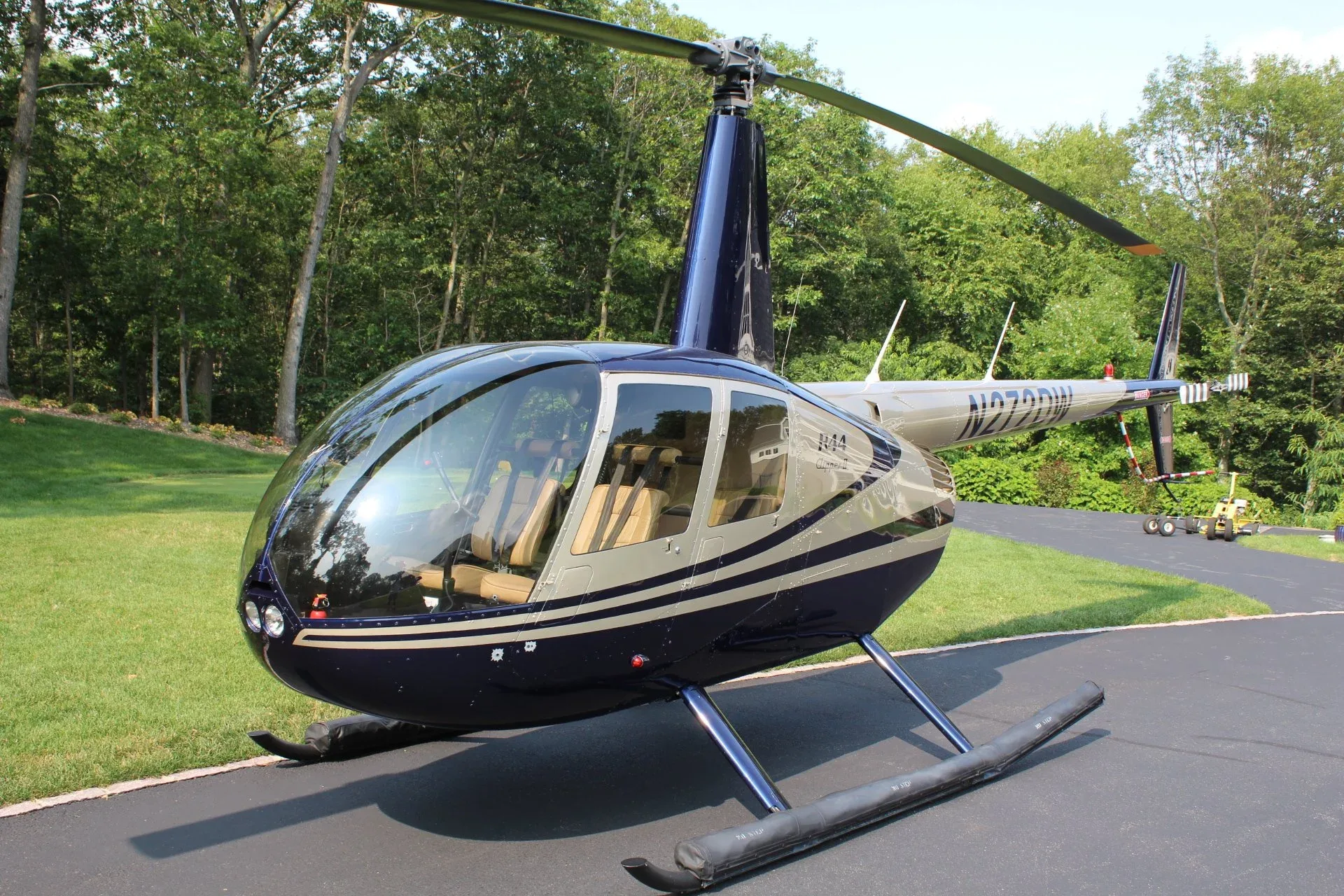 Exterior view of a 2026 Robinson R44 Cadet.