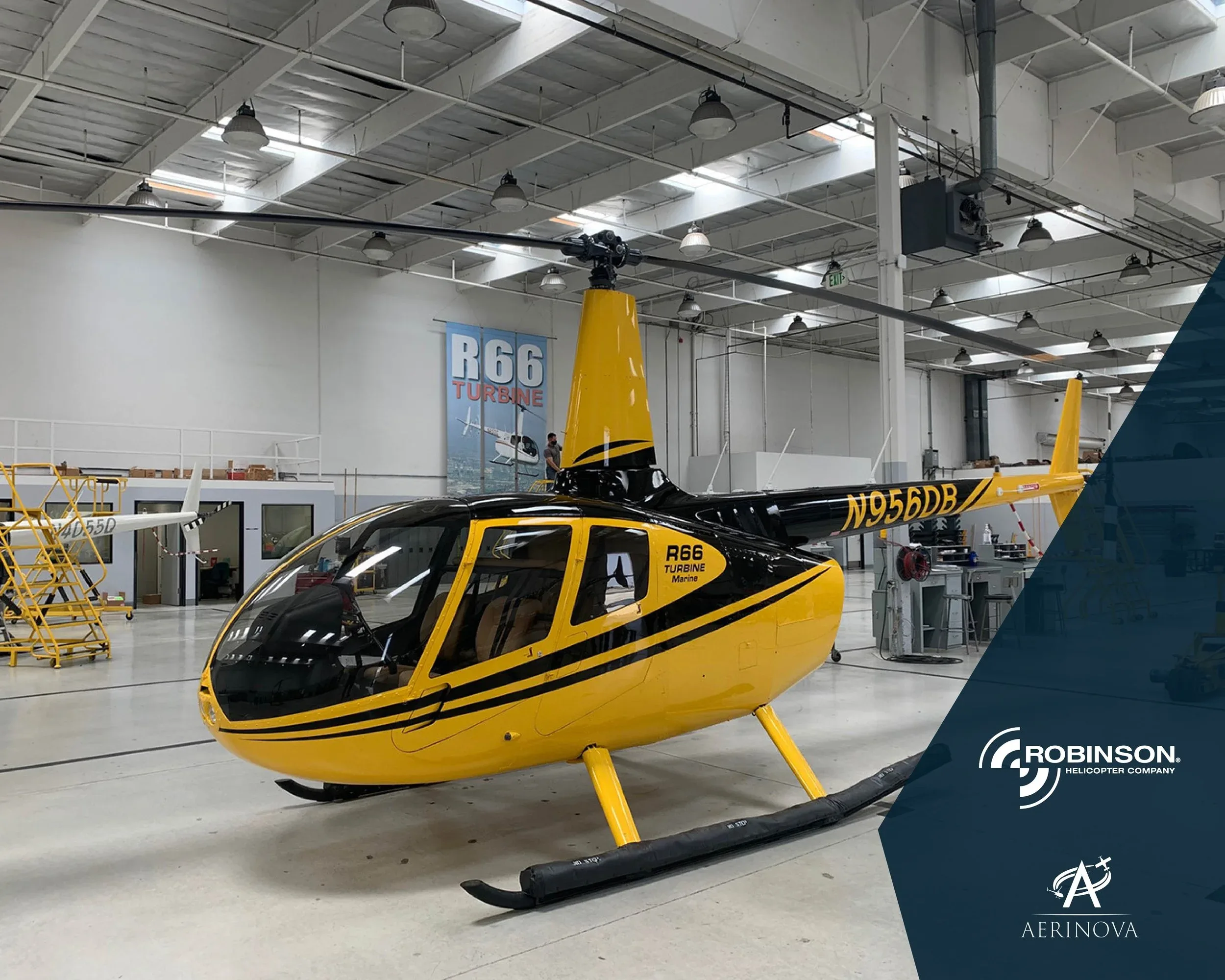 Exterior view of a 2026 Robinson R66.