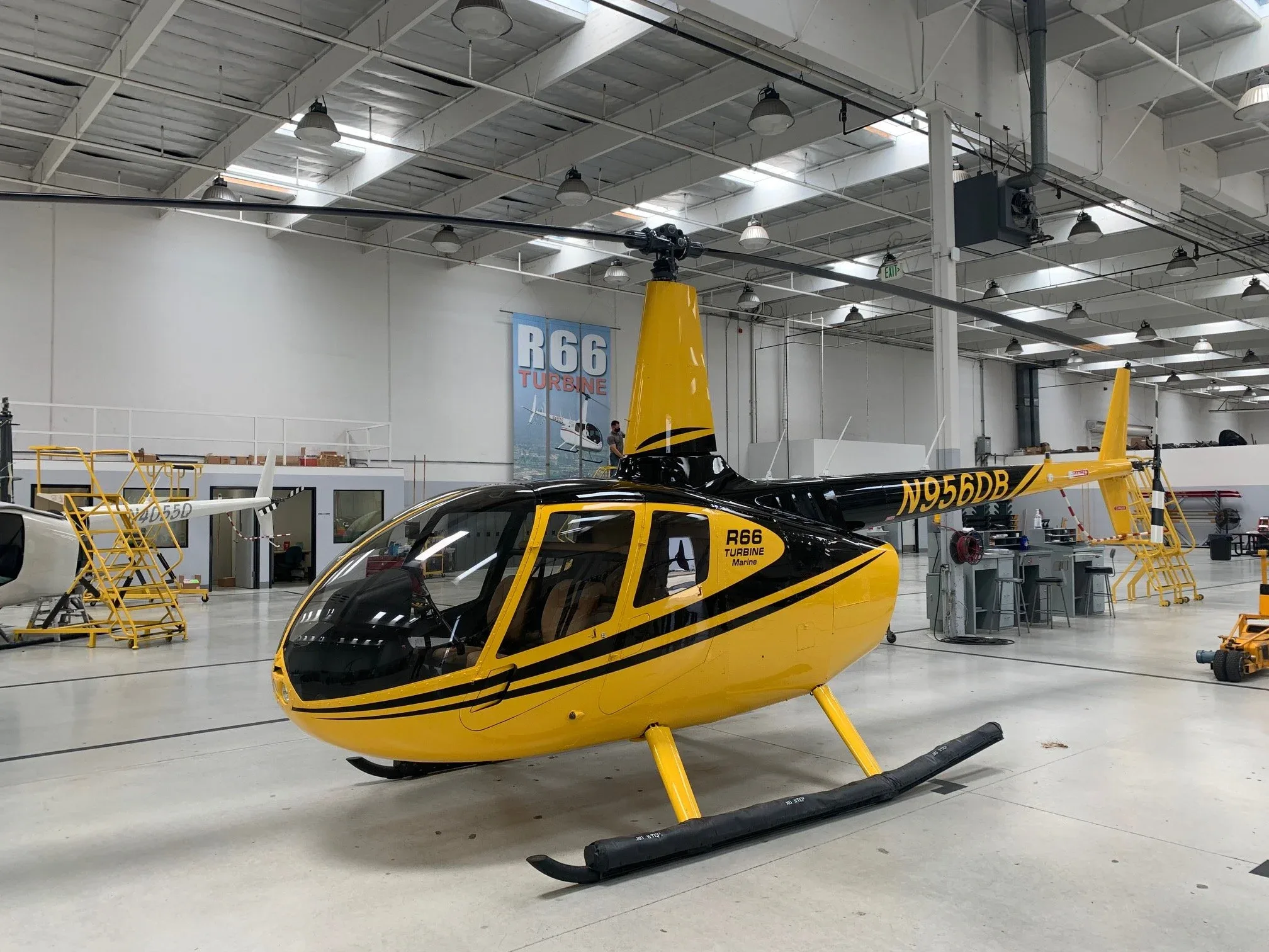 Exterior view of a 2026 Robinson R66.
