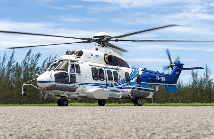 Exterior view of a 2012 Airbus EC225.