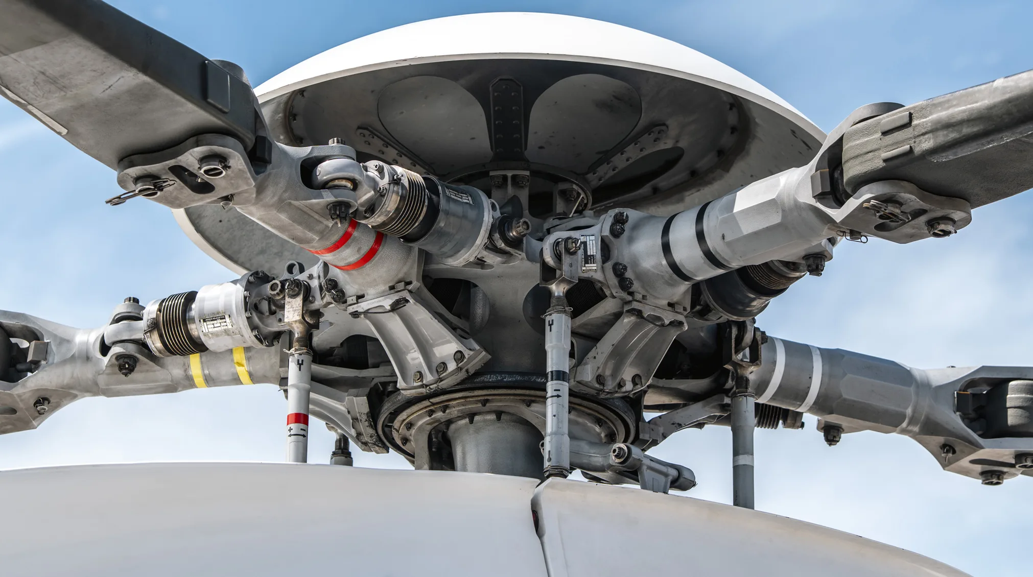 Engine detail of a 2012 Airbus EC225.