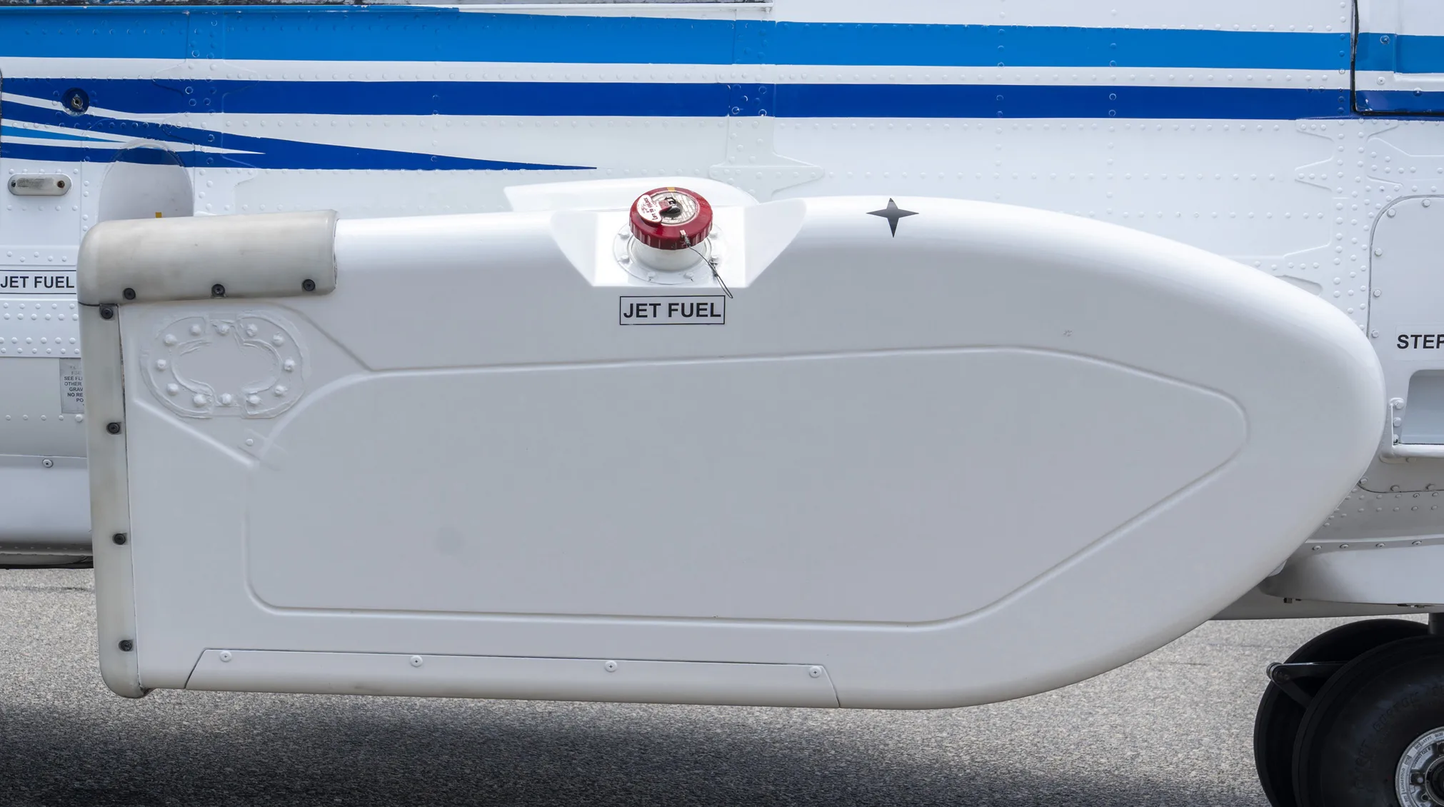 Engine detail of a 2012 Airbus EC225.