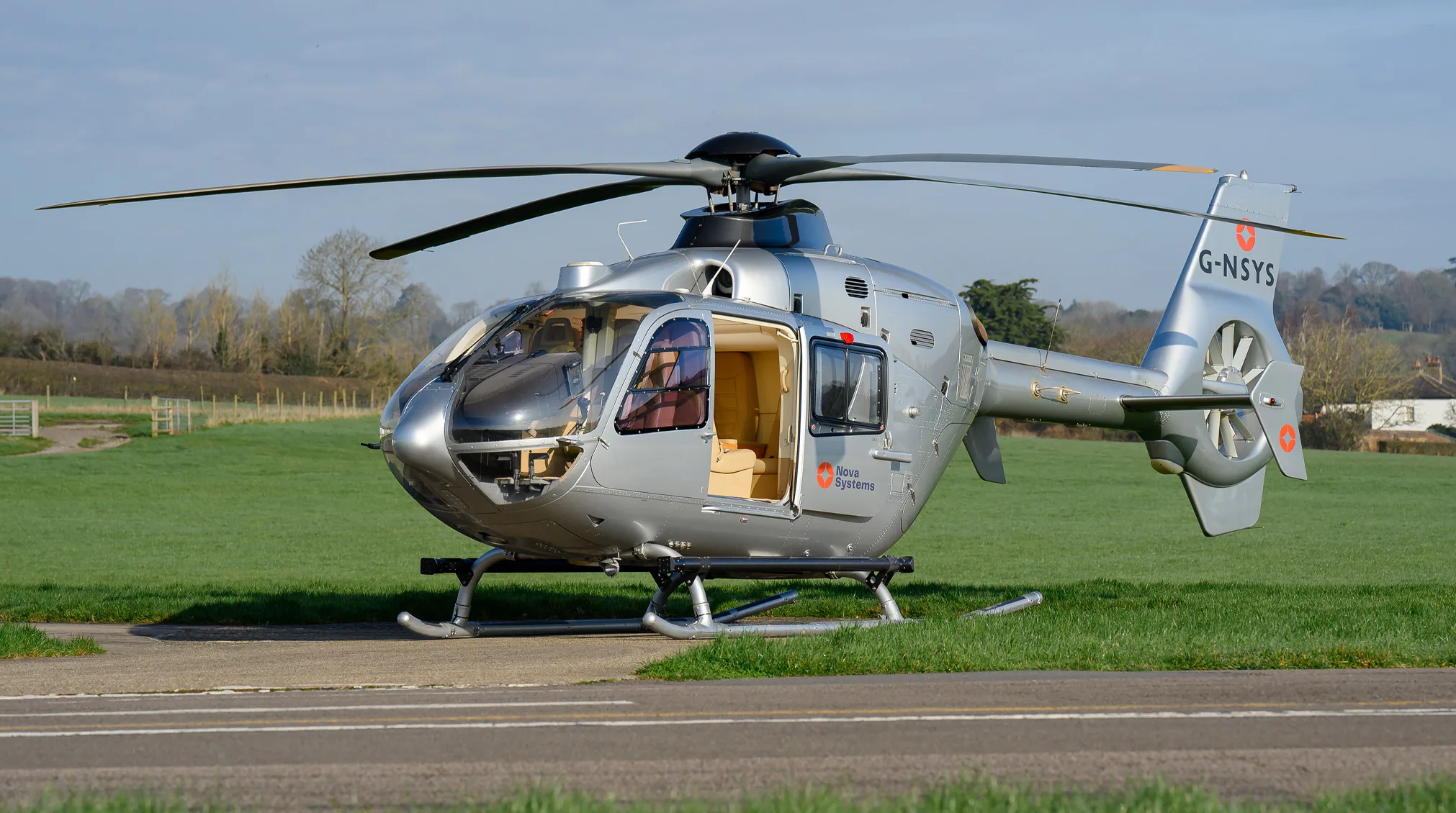 Engine detail of a 1999 Airbus EC135T1.