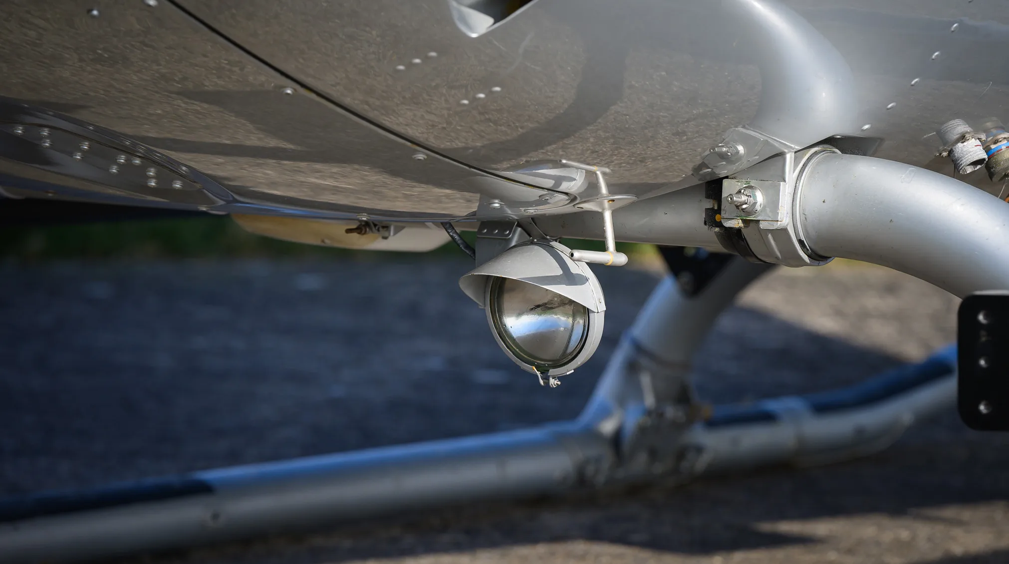 Engine detail of a 1999 Airbus EC135T1.