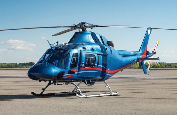 Exterior view of a 2013 Leonardo AW119Kx.