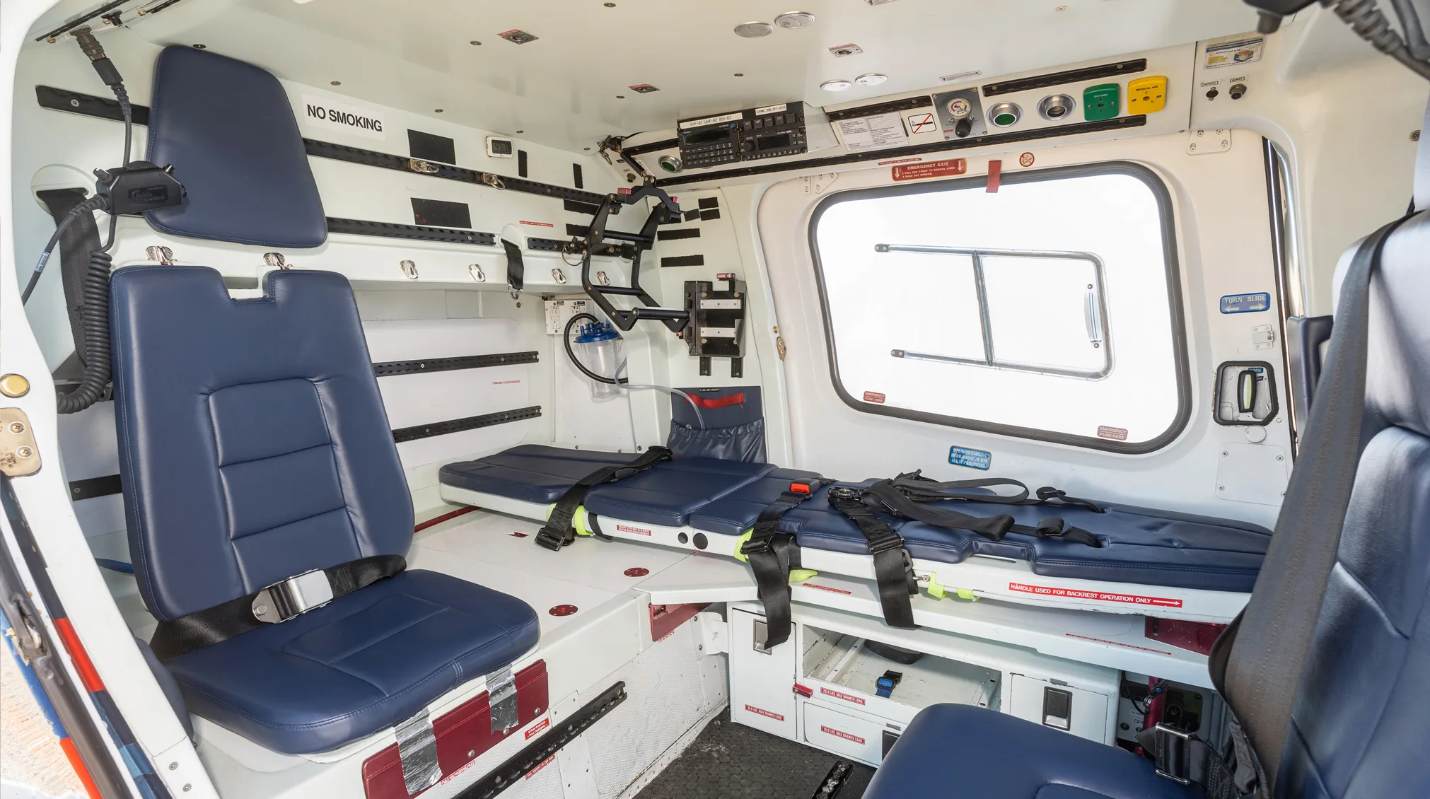 Cabin interior of a 2013 Leonardo AW119Kx.