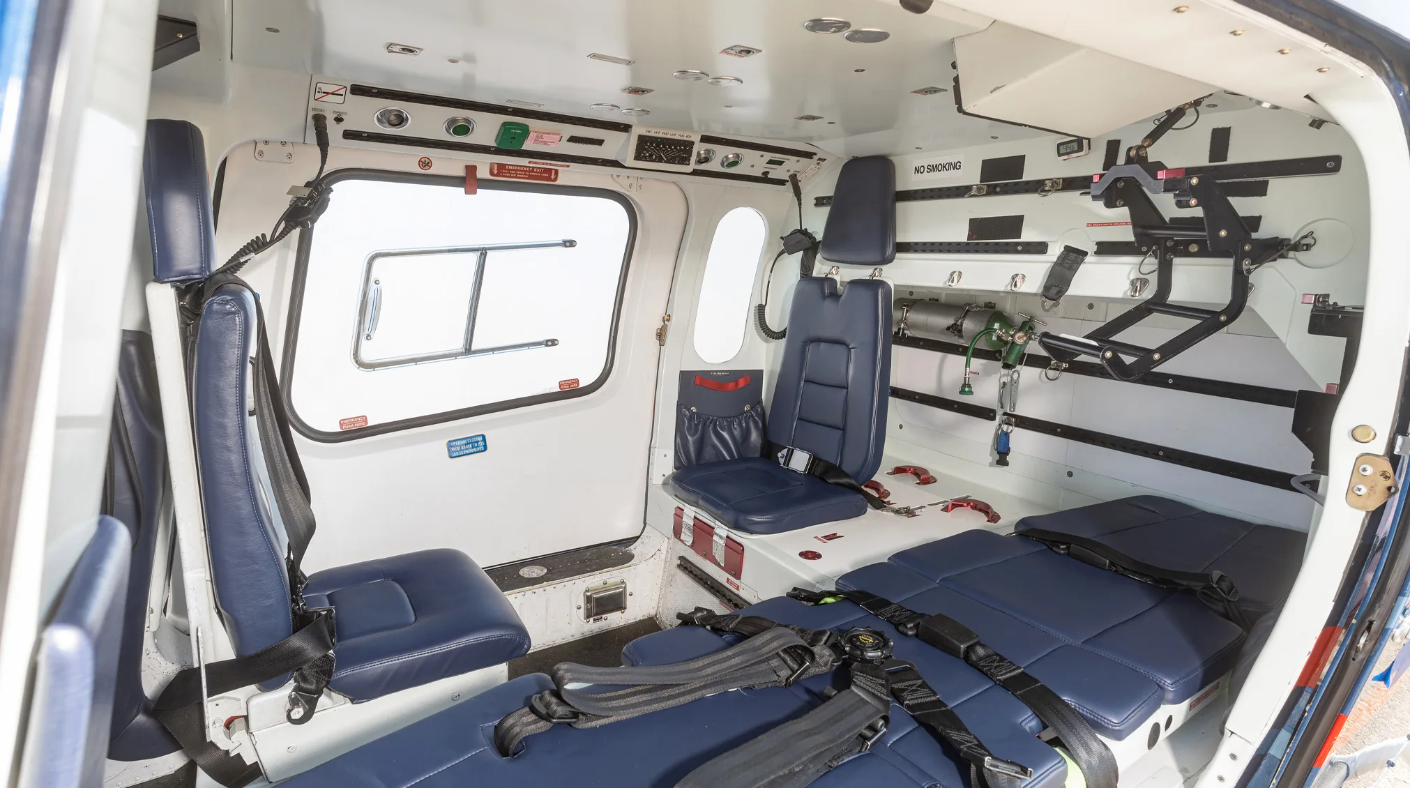 Cabin interior of a 2013 Leonardo AW119Kx.