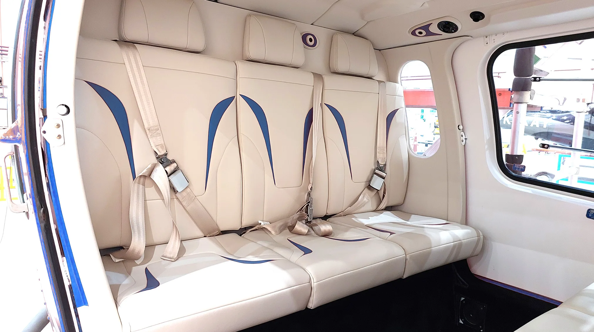 Cabin interior of a 2013 Leonardo AW119Kx.