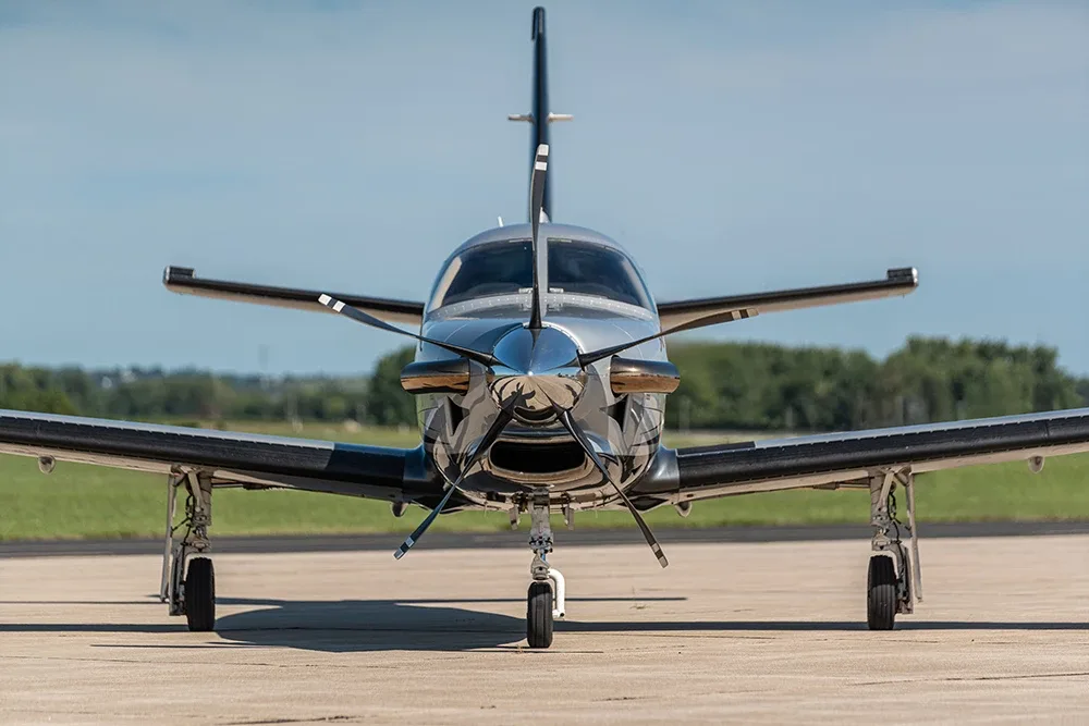 Exterior view of a Daher Socata TBM 900.