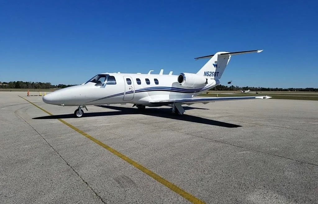 Exterior view of a Cessna CJ1.