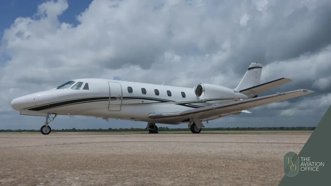 Exterior view of a Cessna Citation XLS.