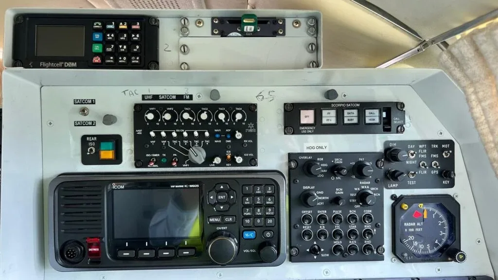 Avionics suite of a Cessna Turbo Prop 406.