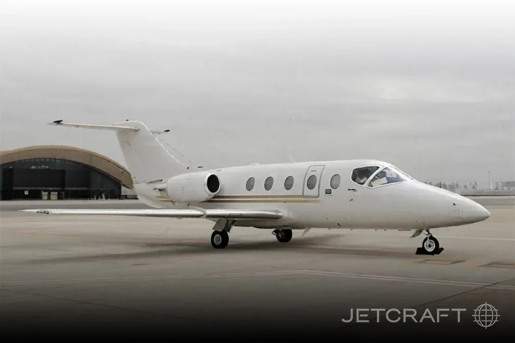 Exterior view of a Hawker 400 Series.