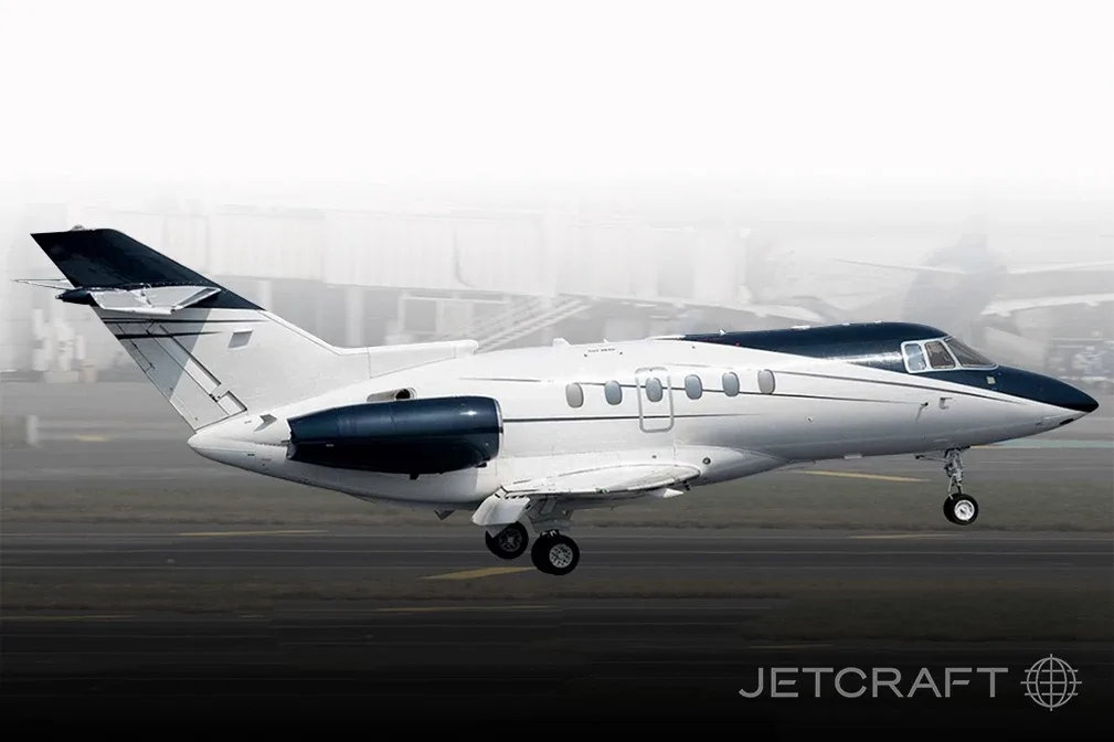 Marketing image of a Hawker 400 Series.