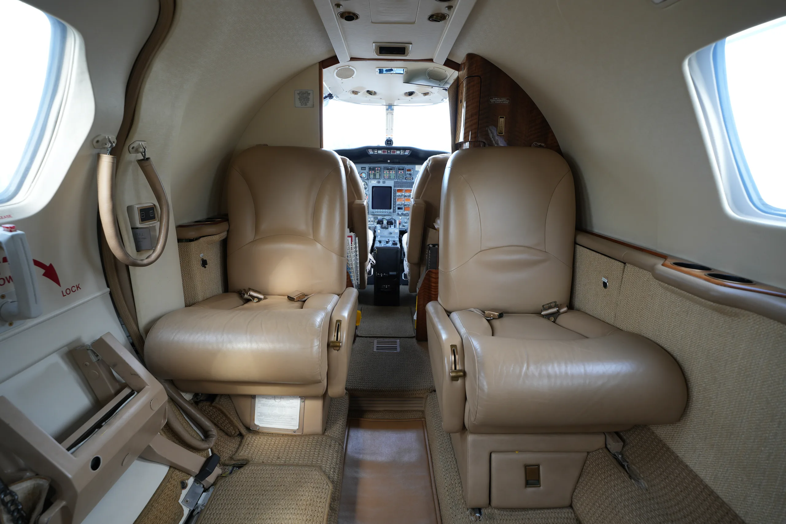 Cabin interior of a 1995 Cessna Citation Ultra, 560-0287.
