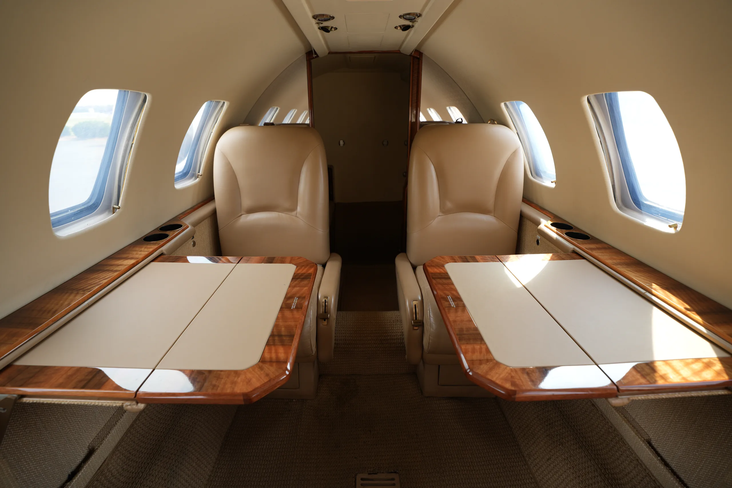 Cabin interior of a 1995 Cessna Citation Ultra, 560-0287.