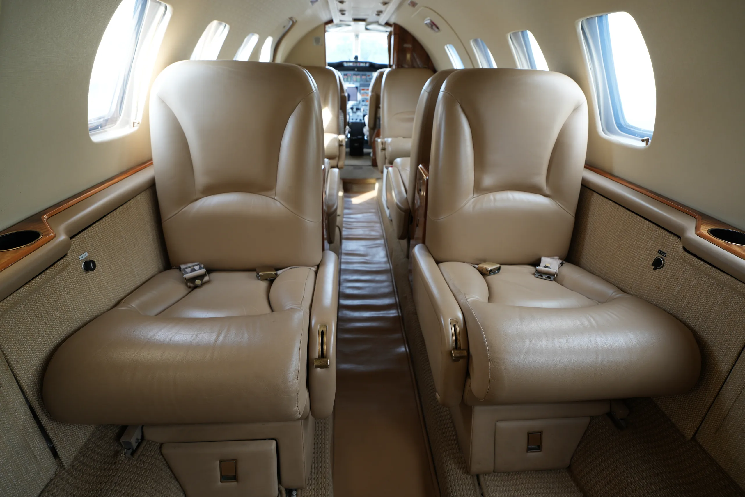 Cabin interior of a 1995 Cessna Citation Ultra, 560-0287.