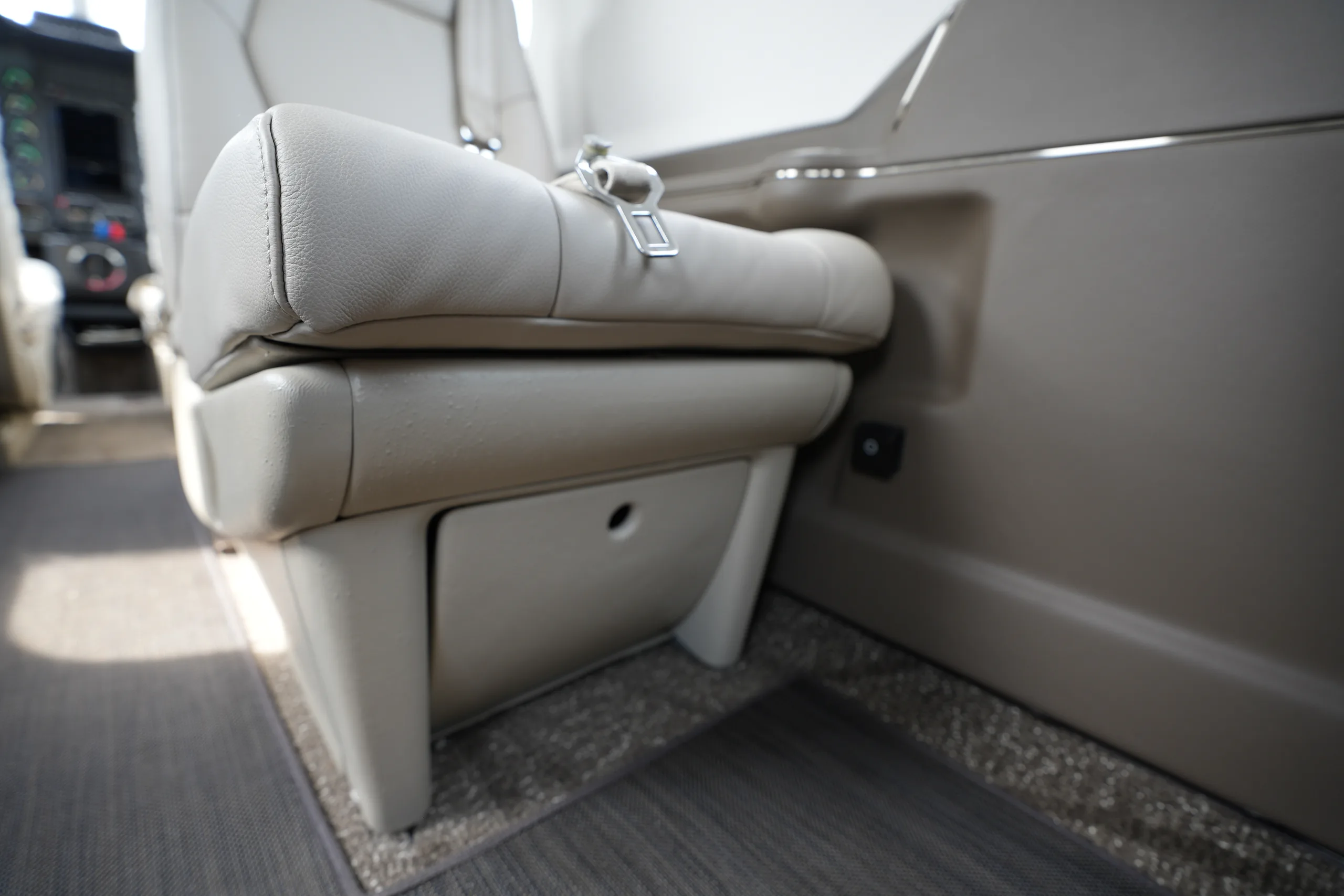Cabin interior of a 2005 Daher TBM 700C2, 318.
