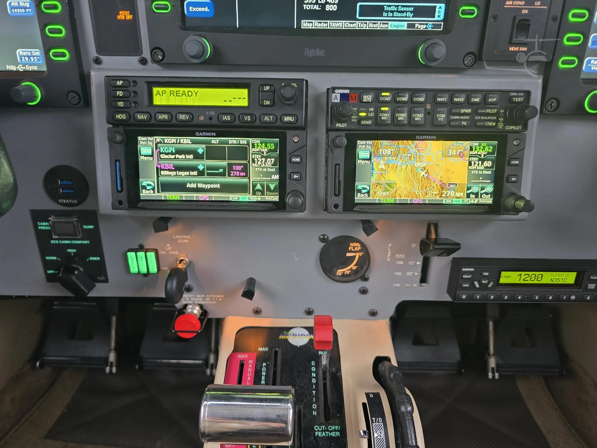 N351C - 2009 Piper Meridian