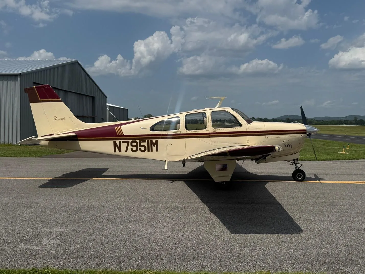 N7951M - 1966 Beechcraft C33A Debonair
