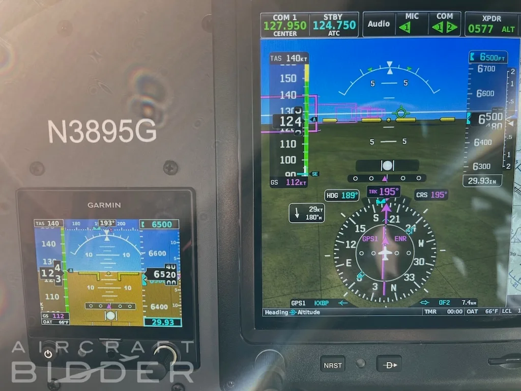 Avionics suite of a 1967 Cessna TU206B.