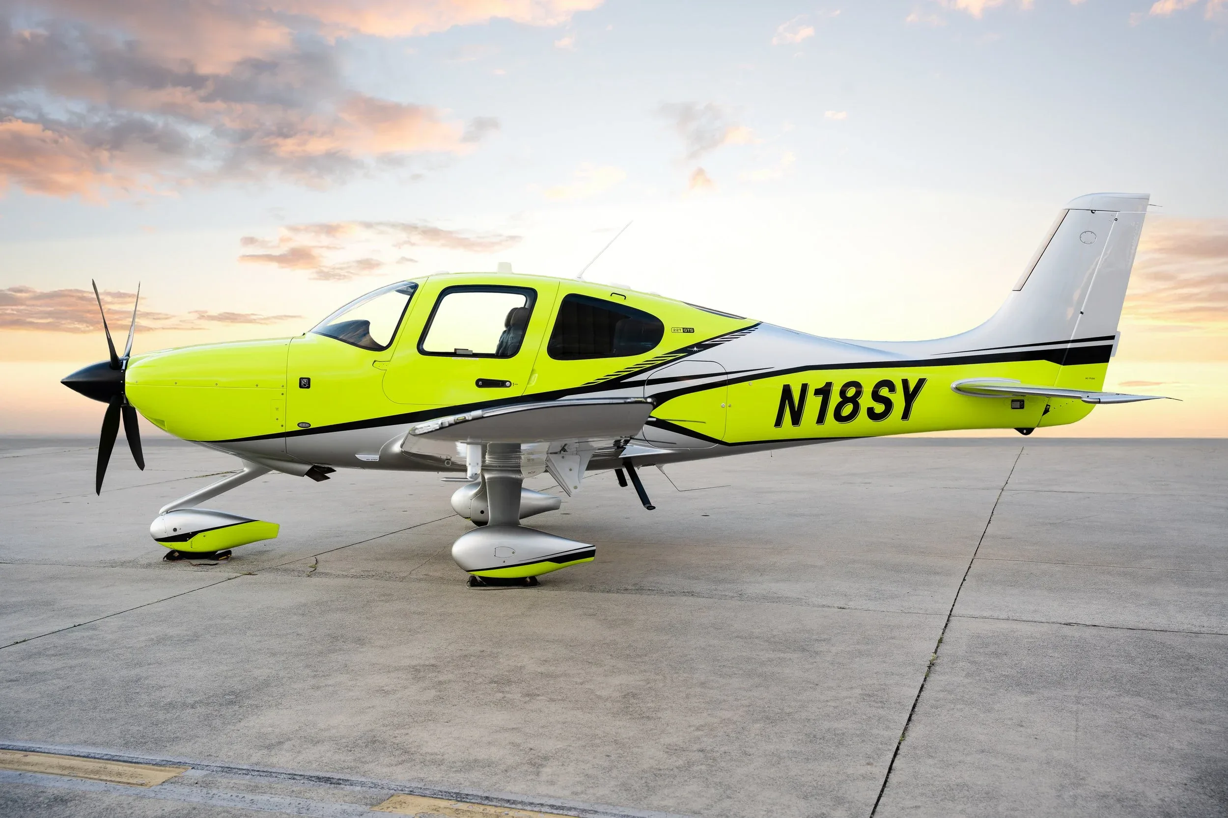 Marketing image of a 2024 Cirrus SR22T GTS — Aircraft Executives.