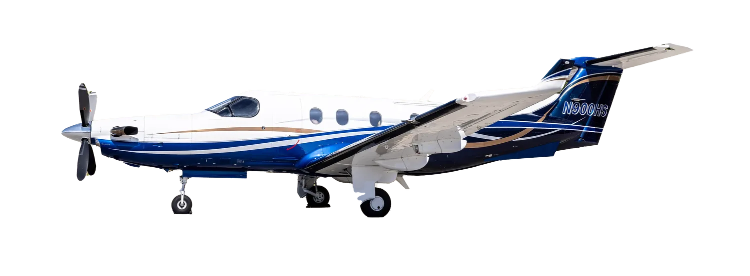 Marketing image of a 1996 Pilatus PC-12/45 — Aircraft Executives.