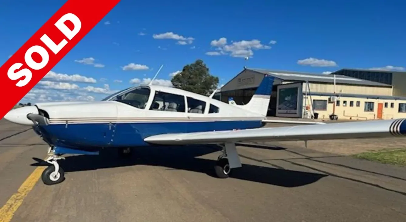 Exterior view of a 1973 Piper Arrow II PA 28 R200.