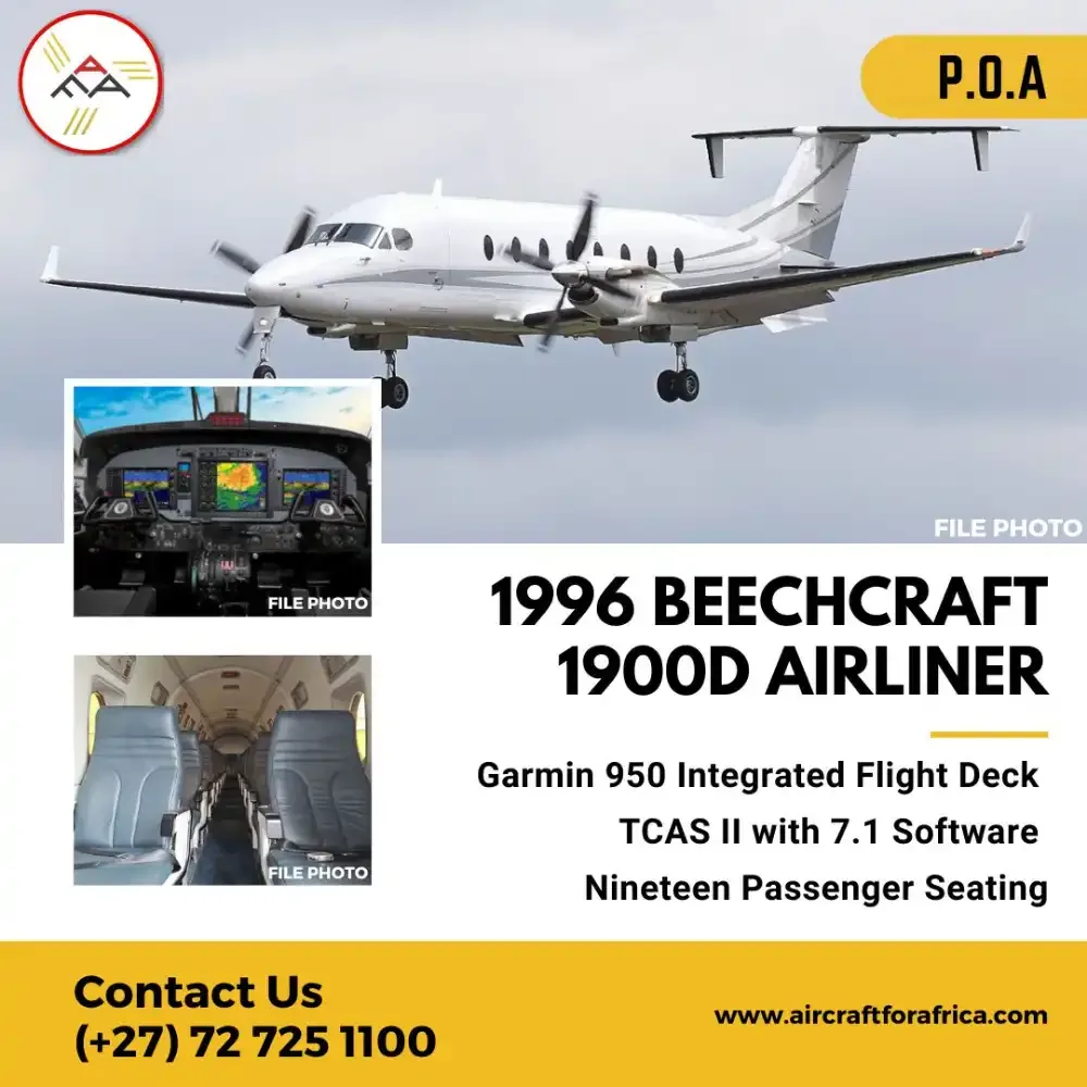 Specification or layout diagram for a 1995 Cessna 208B Grand Caravan – Blackhawk Conversion.