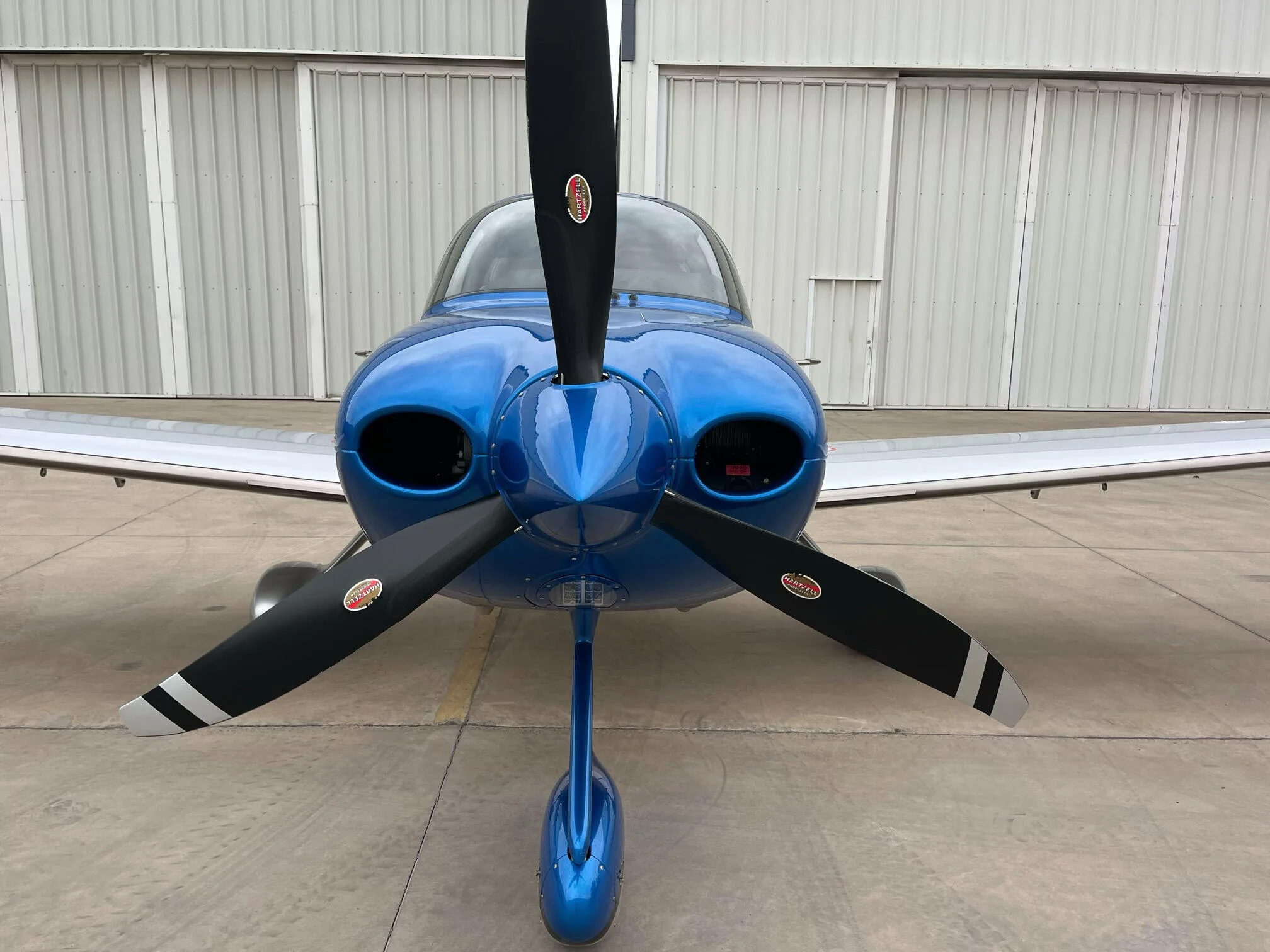 Exterior view of a 2024 Cirrus SR22 G7.