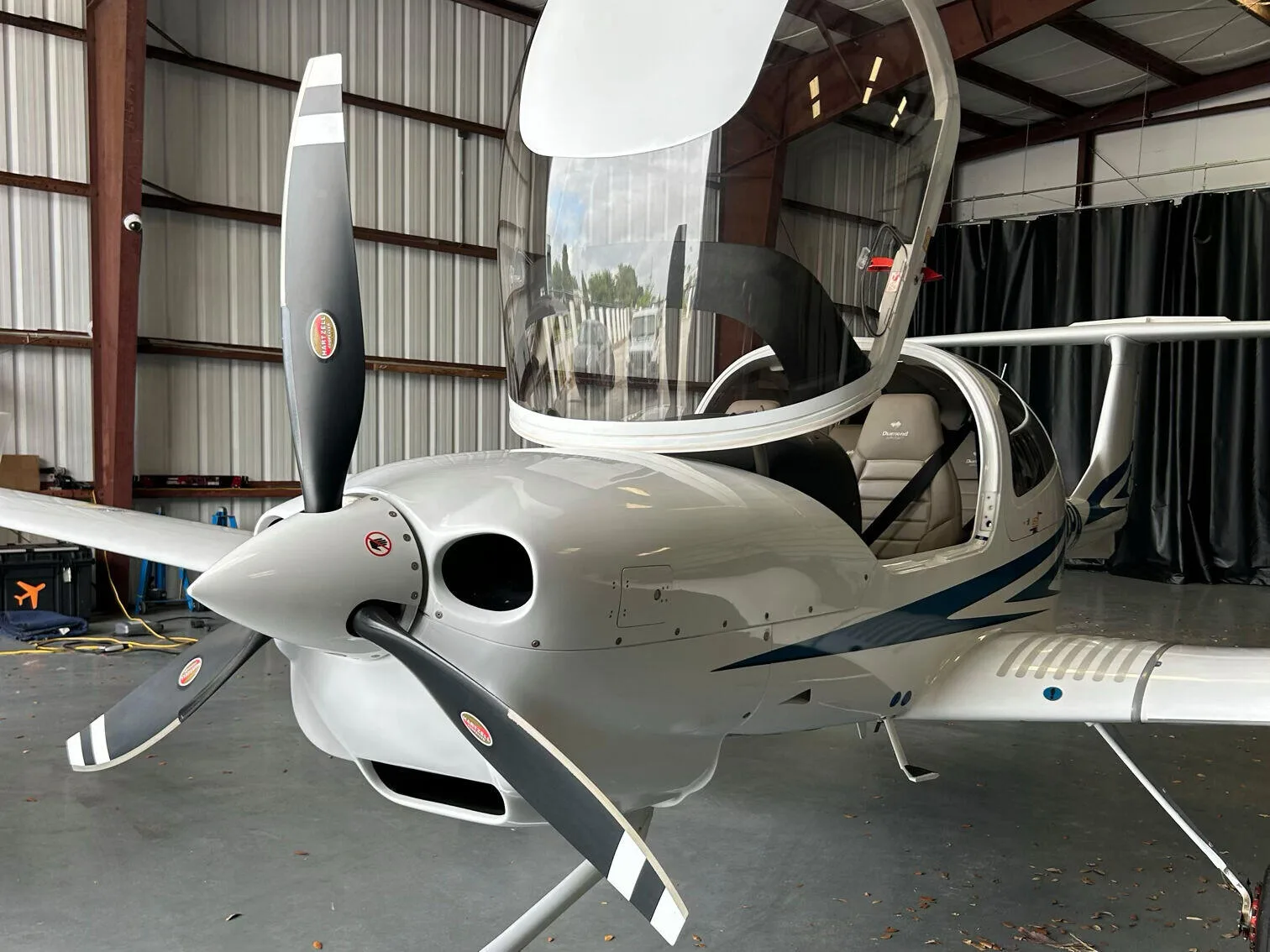 Exterior view of a 2024 Diamond DA40.
