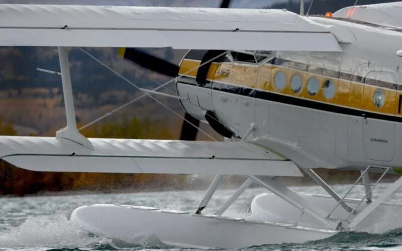 Engine detail of a 1991 Antonov AN-2 Turbine Amphibian.