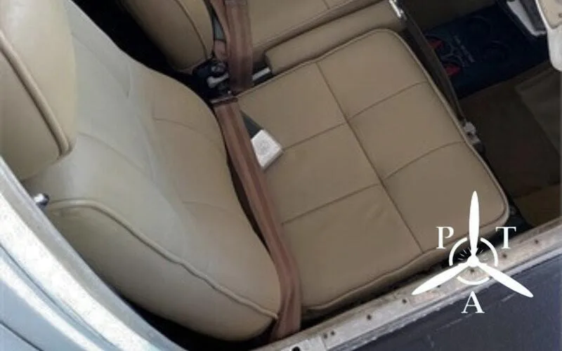 Cabin interior of a 1979 Beechcraft Baron 58TC.