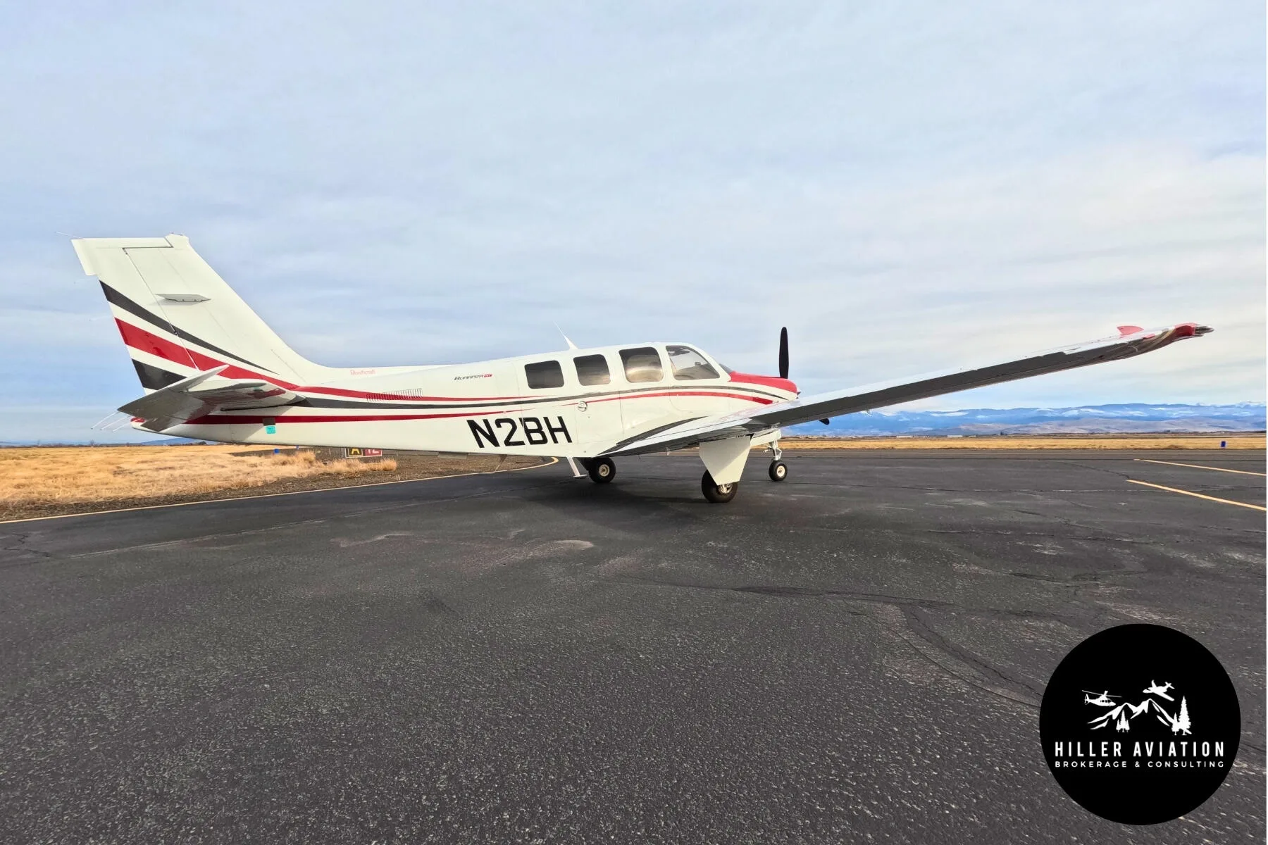 Marketing image of a 2018 Beechcraft G36 Bonanza.