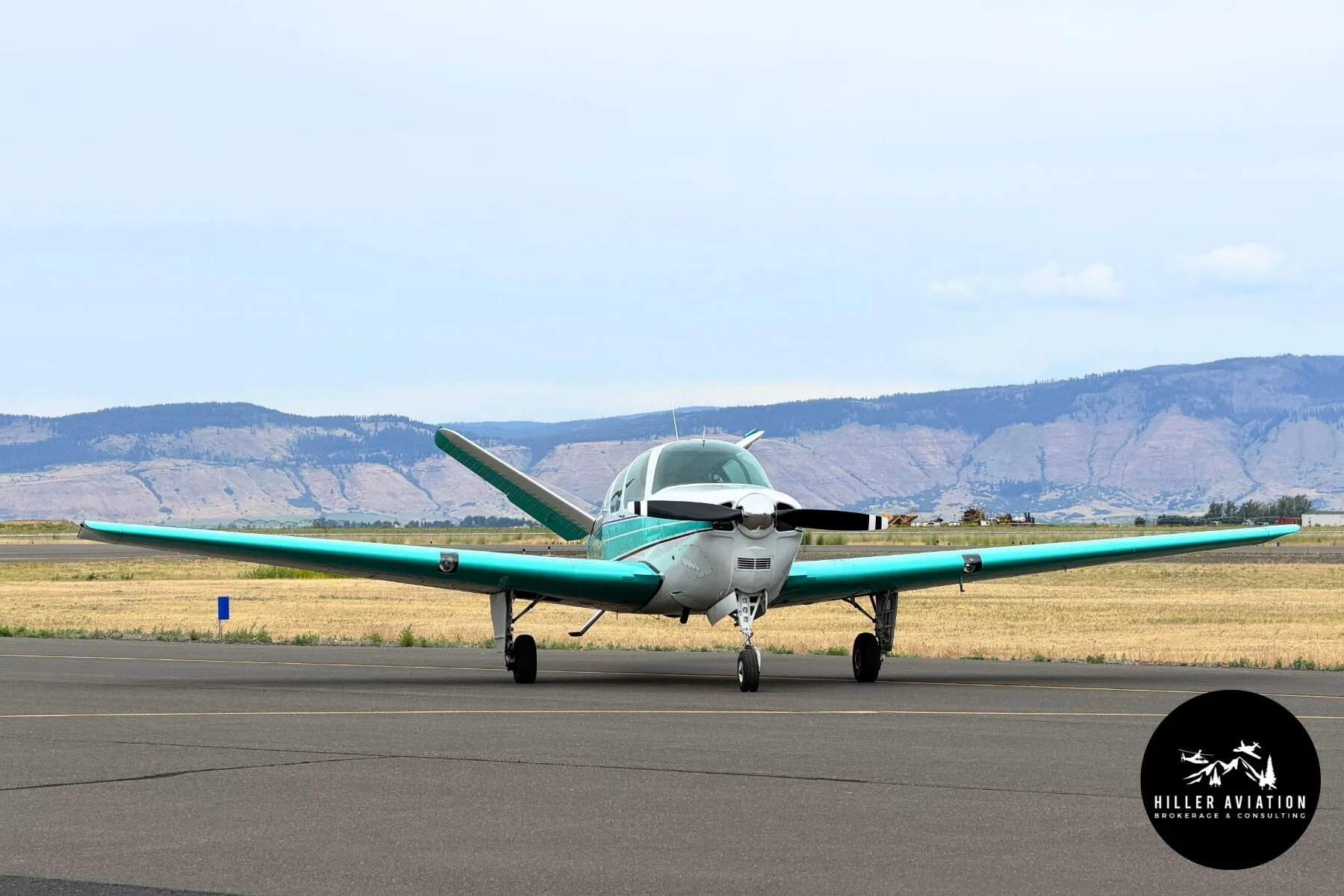 Exterior view of a 1958 Beechcraft J35 Bonanza.