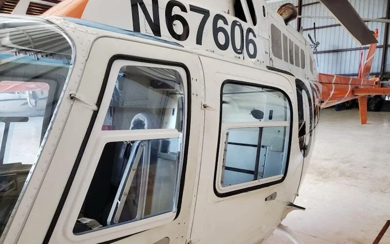 Cabin interior of a 1994 Bell 206B-3.