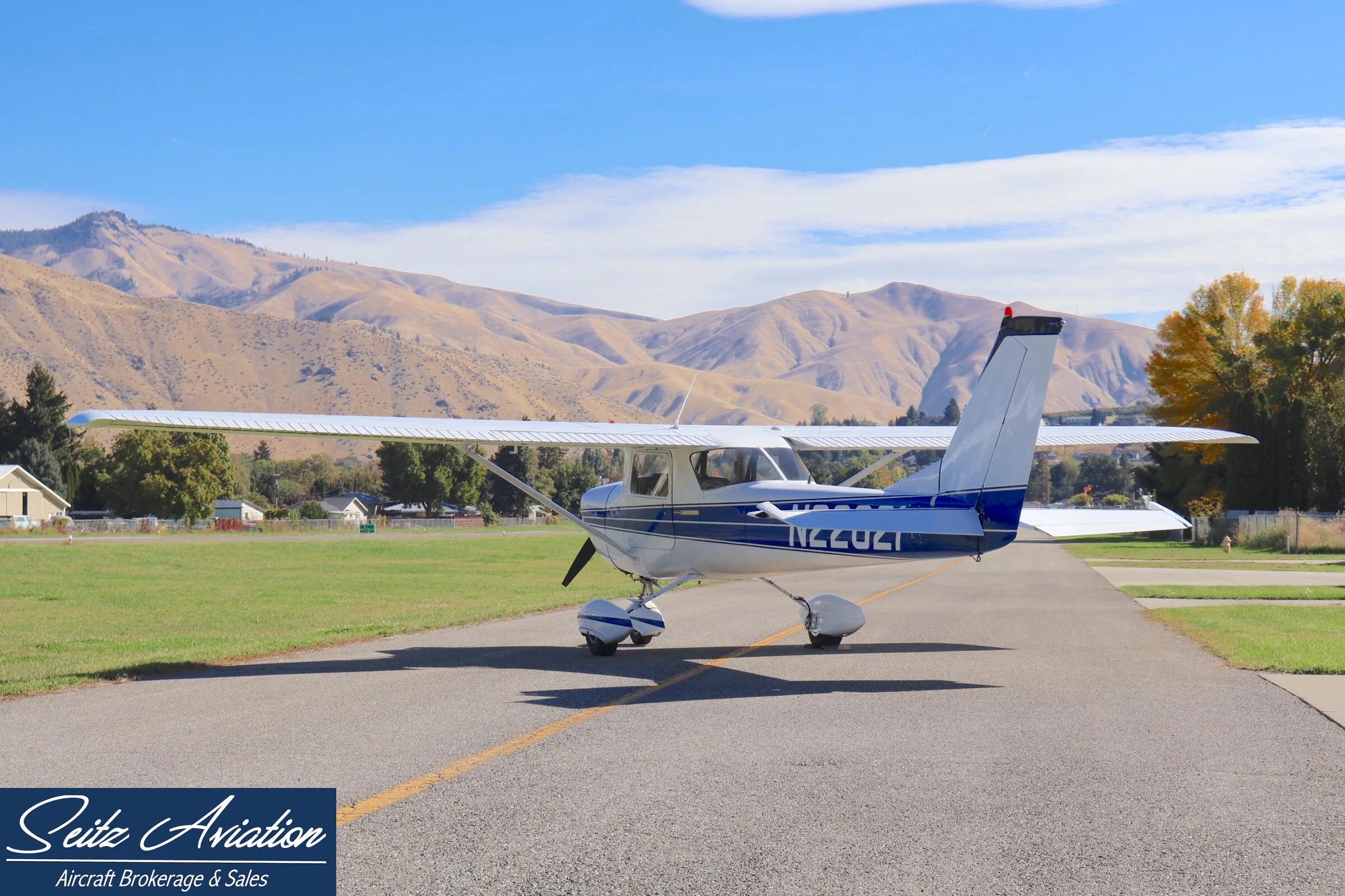 Exterior view of a 1968 Cessna 150H.