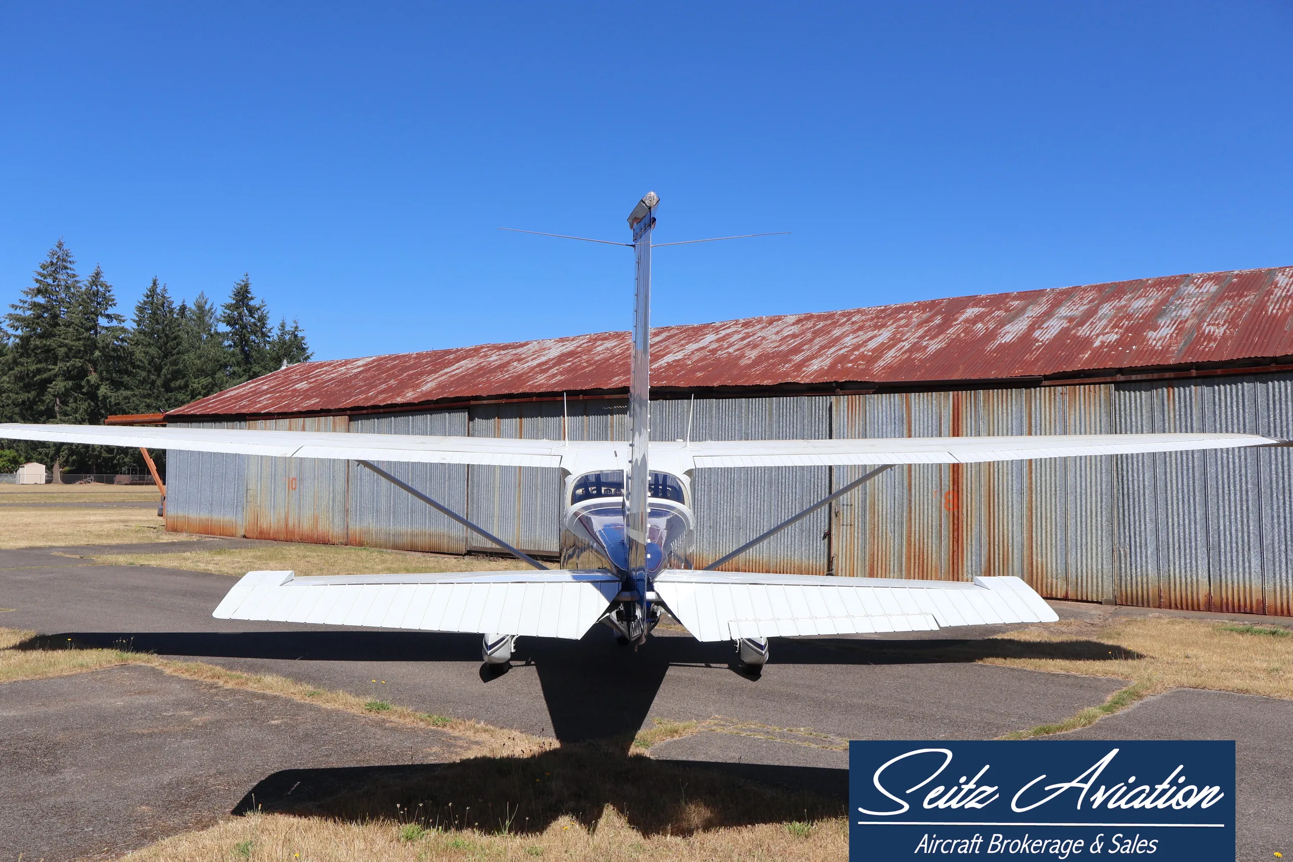 Exterior view of a 1969 Cessna 172K Skyhawk.