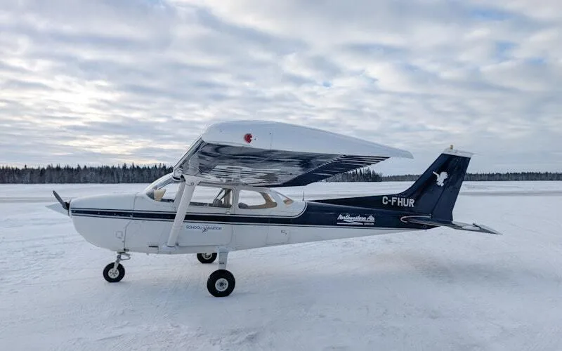 Exterior view of a 1976 Cessna 172M Skyhawk.