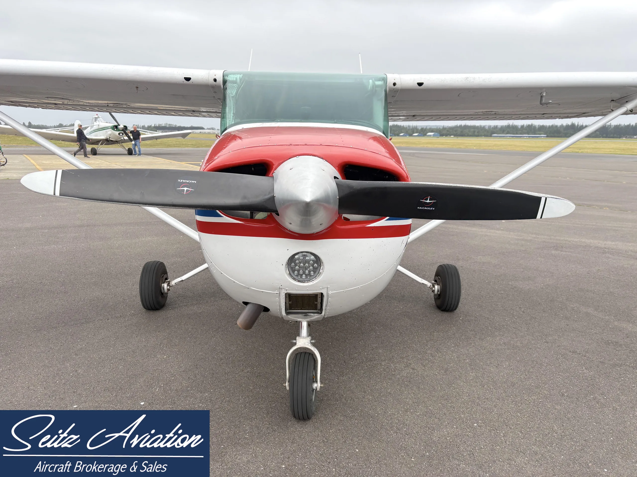 Exterior view of a 1976 Cessna 172M Skyhawk.