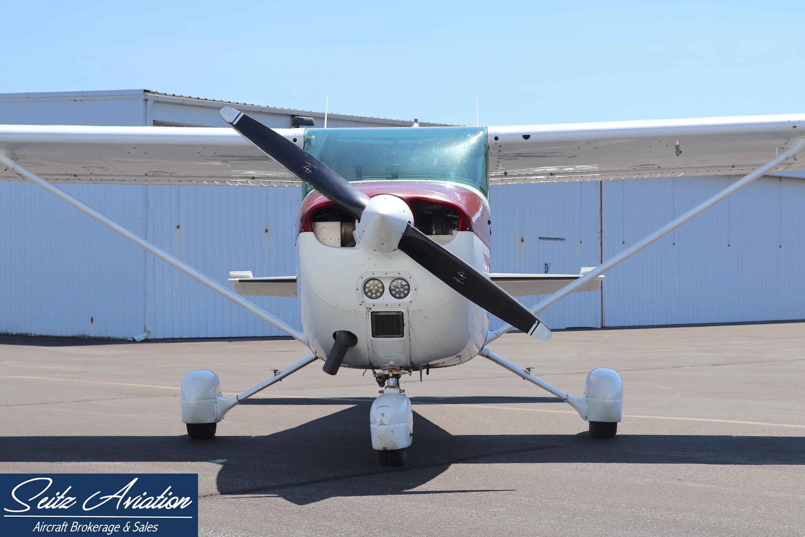 Exterior view of a 1969 Cessna 172M Skyhawk.