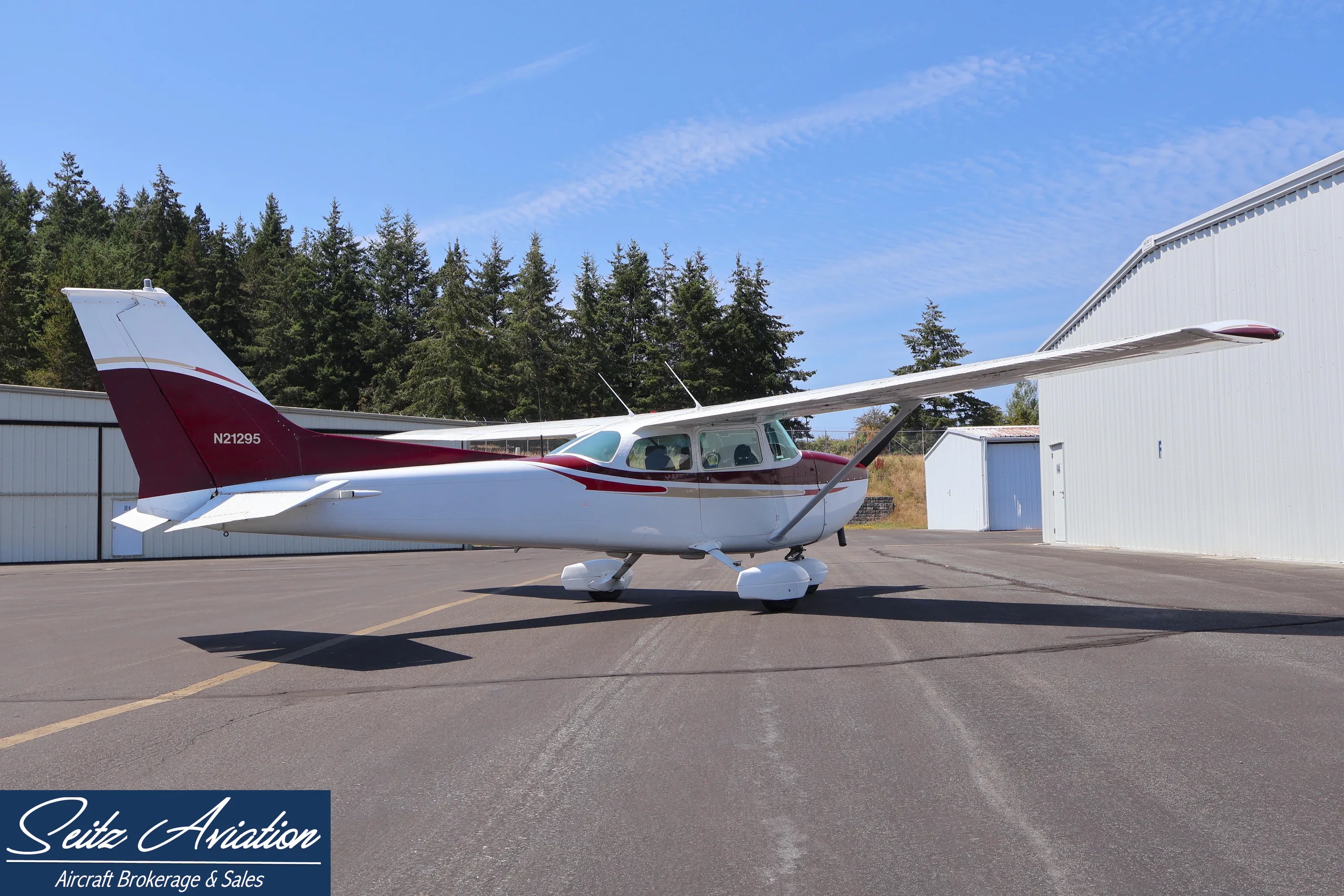 Exterior view of a 1969 Cessna 172M Skyhawk.