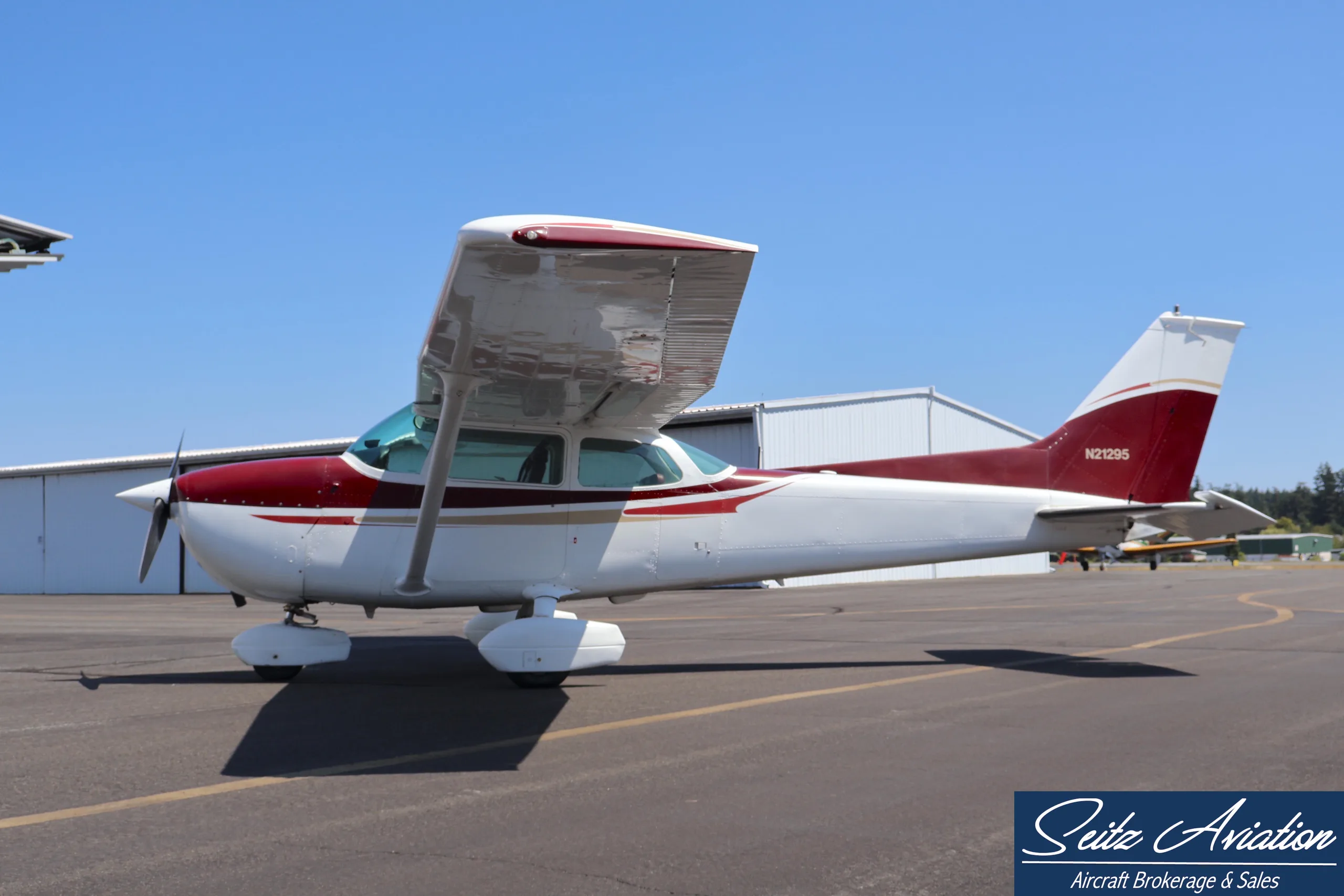 Exterior view of a 1969 Cessna 172M Skyhawk.