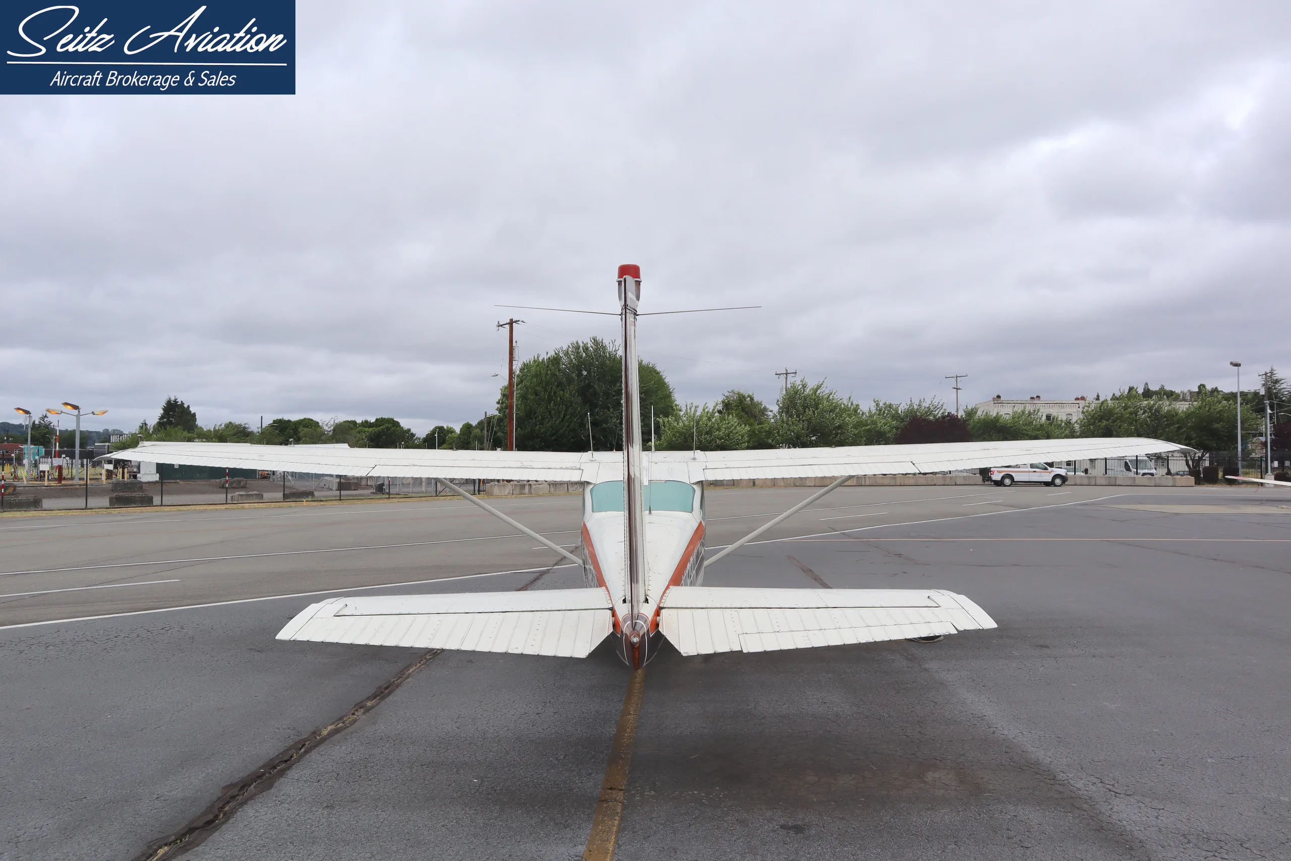 Exterior view of a 1964 Cessna 182H Skylane.