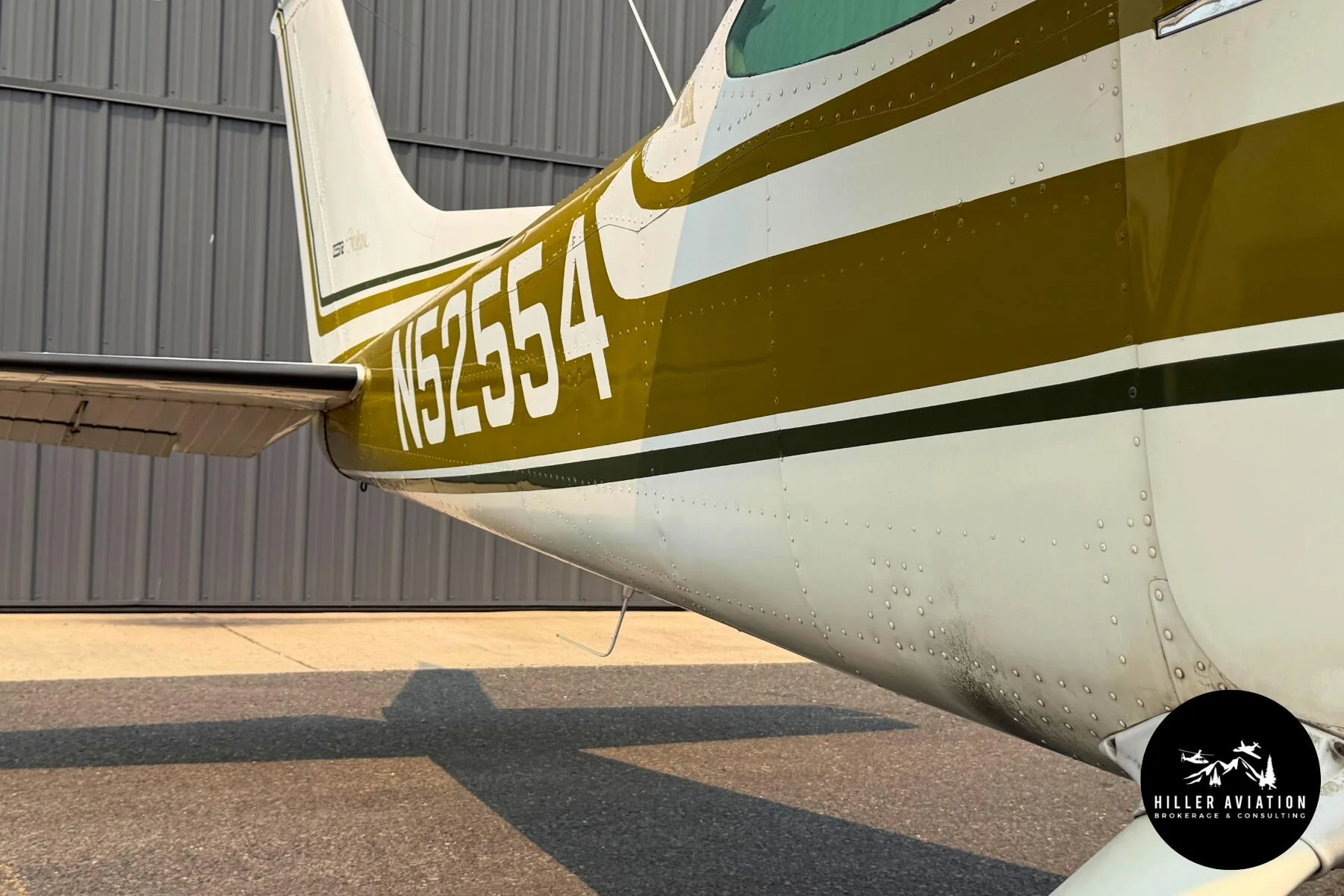 Marketing image of a 1974 Cessna 182P Skylane.