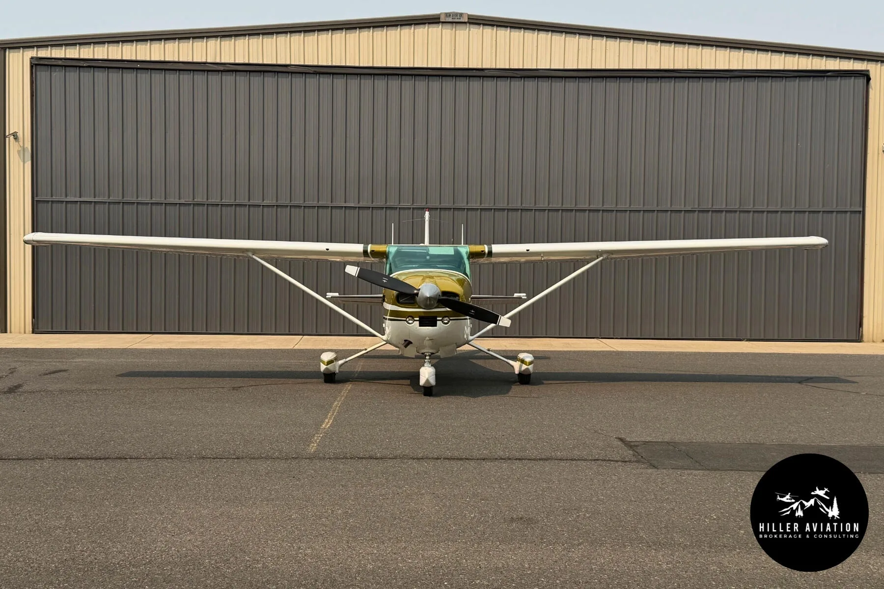 Exterior view of a 1974 Cessna 182P Skylane.