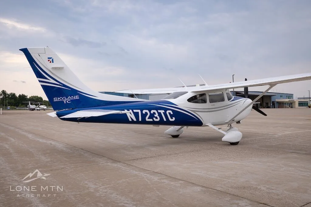 Exterior view of a 2024 Cessna T182T Skylane.